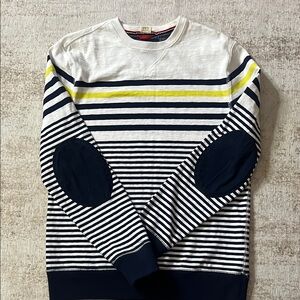 Striped Navy and Yellow Men’s Sweater